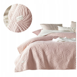 Narzuta kapa na łóżko kanapę welur velvet pikowana