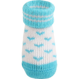 Puppia Angel serce skarpetki dla psów, średnie, błękitne