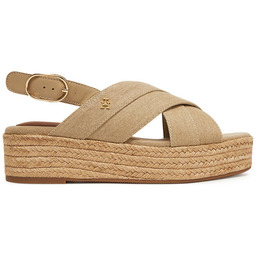 Espadryle Tommy Hilfiger Denim Espadrille Platform Sandal FW0FW08669