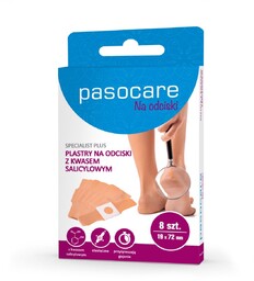 Pasocare Plastry na odciski z kwasem salicylowym, 8