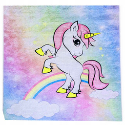 Dywan Dziecięcy Bajkowy Konik Jednorożec Z Magicznej Krainy