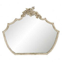 Lustro w Stylu Prowansalskim w Metalowej Ramie B