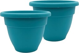 The HC Companies Doniczki, zakurzony turkusowy, 25 cm