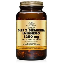 Solgar Olej z Siemienia Lnianego Tłoczony na Zimno,