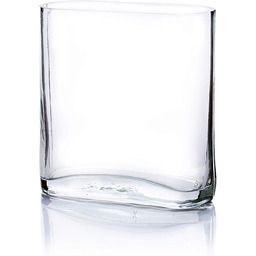 WGV Wysoki prostokątny wazon blokowy, szerokość 7,6 cm,