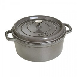 Staub Garnek żeliwny Okrągły 6.7l Grafitowy La Cocotte