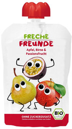 Freche Freunde Mus jabłko gruszka marakuja bez dodatku