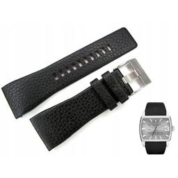 Pasek DIESEL DZ1674 czarny skórzany