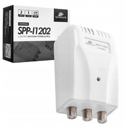 Zasilacz antenowy dwukanałowy 2x12V Spacetronik SPP-I1202 12V 200mA