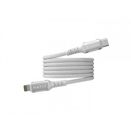 Havit Kabel magnetyczny Typ C-Lightning (biały)