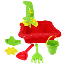 Wader 72013 - Piaskownica z młynkiem, wiaderkiem, łopatką,