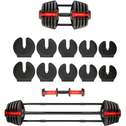ZESTAW REGULOWANYCH SZTANGIELEK SGR40 PRO SET 2W1 40KG