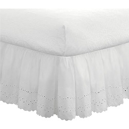 FRESH IDEAS Oczko narzuta na łóżko z falbanką
