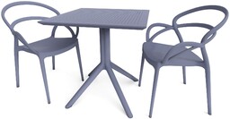 Meble ogrodowe Siesta Mila Sky 70 cm Dark