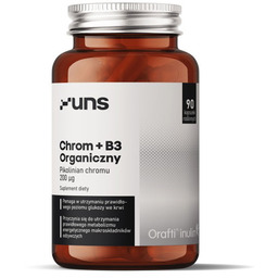 UNS Chrom+B3 Organiczny Pikolinian Chromu 90vegcaps