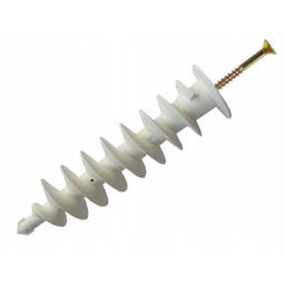 Dybel Kołek Ślimak Do Styropianu 120mm +wkręt 50szt.