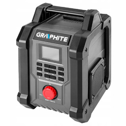 GRAPHITE, Radio budowlane akumulatorowo-sieciowe Graphite Energy+ 18V bez