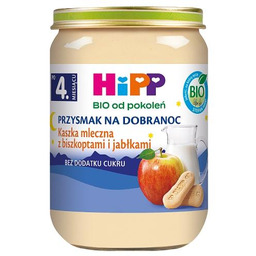 HiPP Bio Przysmak na dobranoc Kaszka mleczna