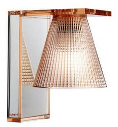 Kartell - Light Air Lampa Ścienna Rzeźbiona Bursztynowa