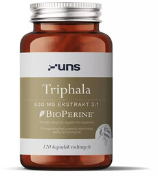 UNS Triphala 800mg Ekstrakt 3:1 120vegcaps
