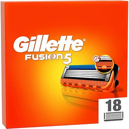 Gillette Fusion5 Ostrza do Maszynki, Wielokolorowy, 18 Części
