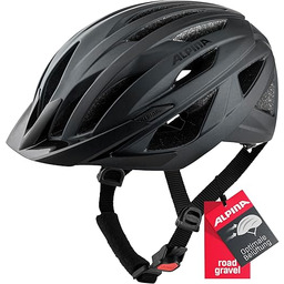 ALPINA Unisex - Dorośli, PARANA Kask rowerowy, black