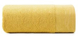 Eurofirany Ręcznik Metalic 30x50 musztardowy 485g/m2 frotte