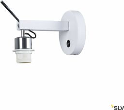 FENDA podstawa do lampa ścienna z włącznikiem biała
