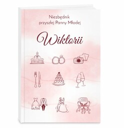 Planner kalendarz książkowy z nadrukiem dla panny młodej