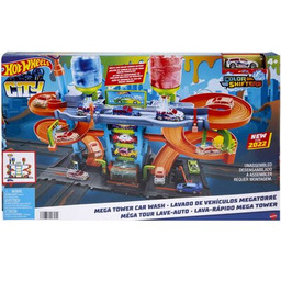 Hot Wheels Myjnia samochodowa Zakręcona megamyjnia HDP05