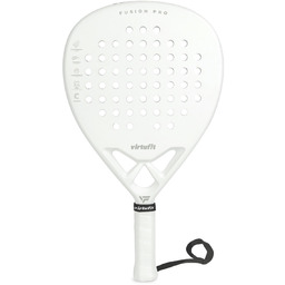 VirtuFit Rakieta do padel Fusion Pro biało-srebrna 365g