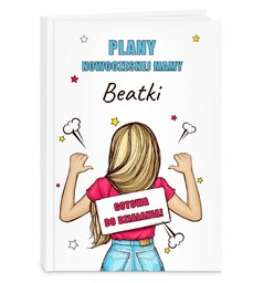 Planner kalendarz książkowy z nadrukiem dla niej fitnesski