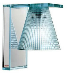 Kartell - Light Air Lampa Ścienna Rzeźbiona Jasnoniebieska