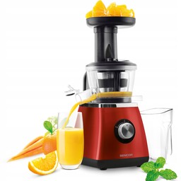Wyciskarka wolnoobrotowa Do Soków 0,8L 400W czerwona Sencor
