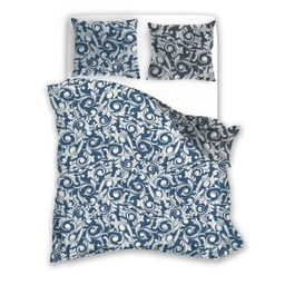 Faro Pościel flanelowa 220x200 Pure Flannel 017 niebieska