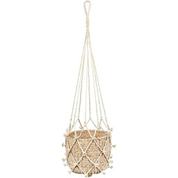 NATURAL LIVING" Lampa wisząca do makramy z uchwytem