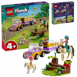 Lego Friends 42634 Przyczepa na konia i kucyka