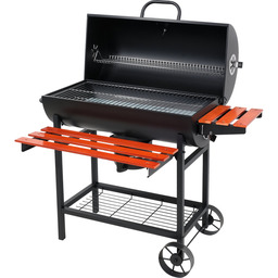 Lund GRILL WĘGLOWY Z POKRYWĄ, RUSZT 71X34,5CM