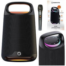 Głośnik przenośny bluetooth z mikrofonem Karaoke Manta Otus