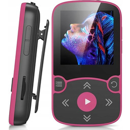 Odtwarzacz MP3 64GB Bluetooth 5.0 Słuchawki Radio Krokomierz