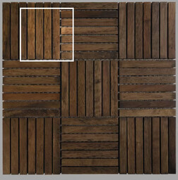 DUNIN Etn!k próbka mozaiki drewnianej Chocolate Oak 110