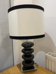 Elstead Lighting Lampa stołowa Onyx Black designerska oprawa