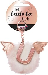 NICI 46989 zawieszka do torebki pompon ochronny litera
