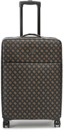 Walizka duża Guess Peony Travel TMPEON P3302 Brązowy
