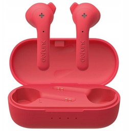DeFunc Słuchawki Bluetooth 5.0 True Basic bezprzewodowe czerwony/red