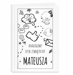 Planner kalendarz książkowy z nadrukiem dla informatyka programisty