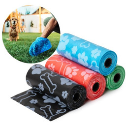 WYPRZEDAŻ 100 Woreczki na odchody psów mix kolorów