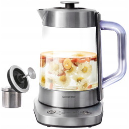 Inteligentny Czajnik Sencor 1500W 1.5 Szklany regulacja Temp