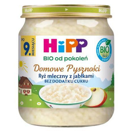 HiPP BIO Domowe Pyszności Ryż mleczny z jabłkami
