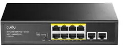 Cudy FS1010P Czarny Switch